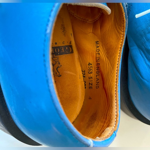 GEORGE COX CREEPERS womens 7 US Blue - Picture 5 of 6